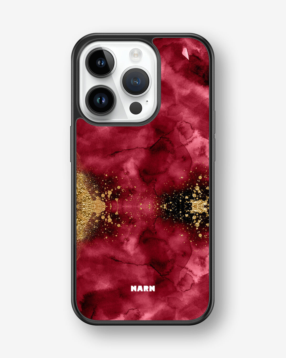 iPhone 14 Pro Hard Case – Burgendy Shimmer - View 1