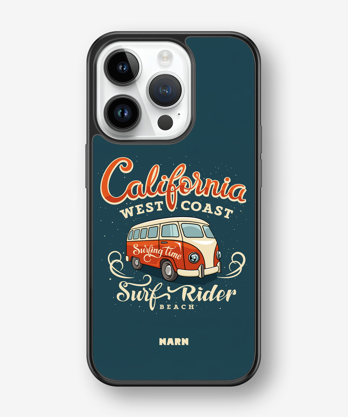 iPhone 14 Pro Hard Case – California Surf - View 1