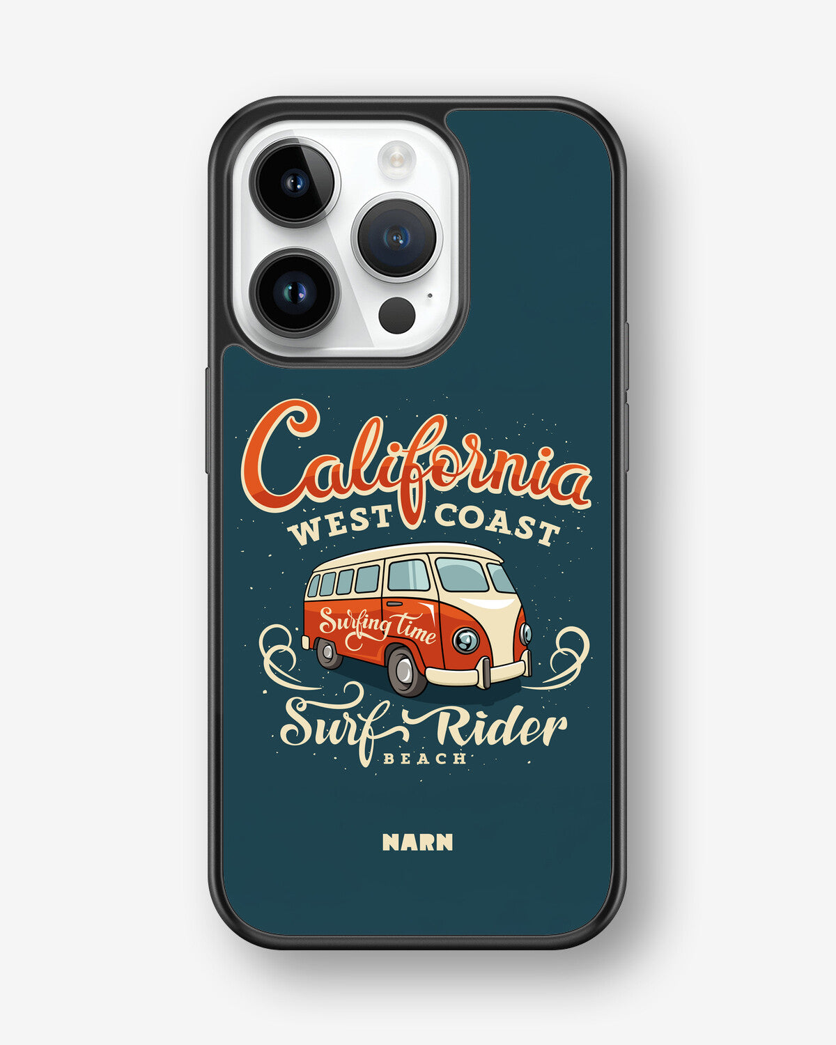 iPhone 14 Pro Hard Case – California Surf - View 1