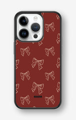 iPhone 14 Pro Hard Case – Cherry Bows - View 1