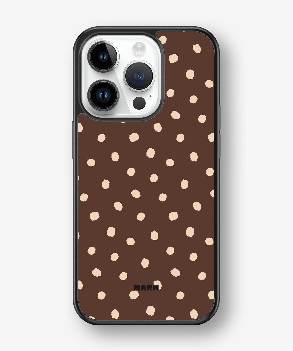 iPhone 14 Pro Hard Case – Choco Dots - View 1