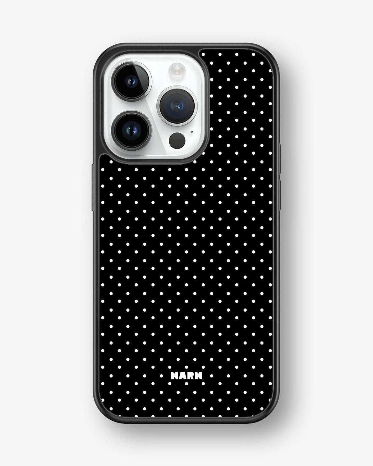 iPhone 14 Pro Hard Case – Classic Dots - View 1