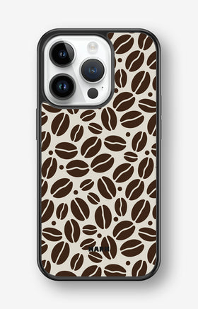 iPhone 14 Pro Hard Case – Coffee Beans - View 1