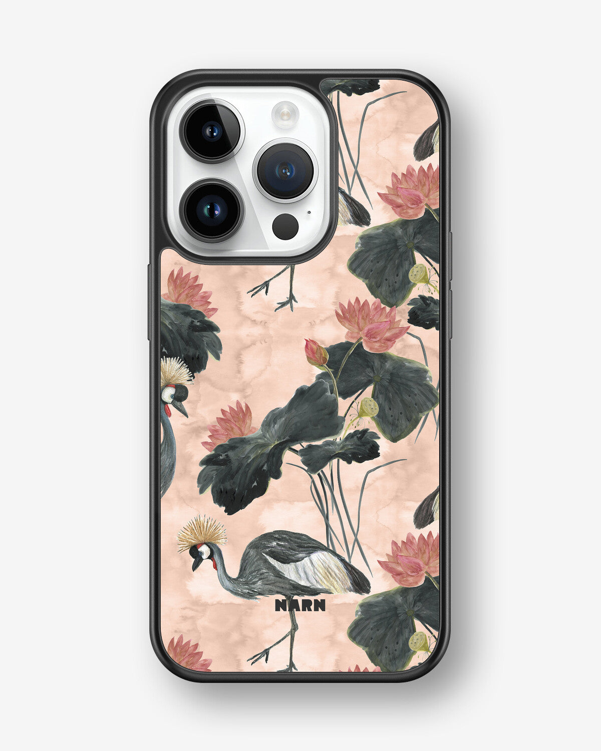iPhone 14 Pro Hard Case – Crowned Bird - View 1