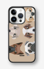 iPhone 14 Pro Hard Case – Cute Dogs - View 1