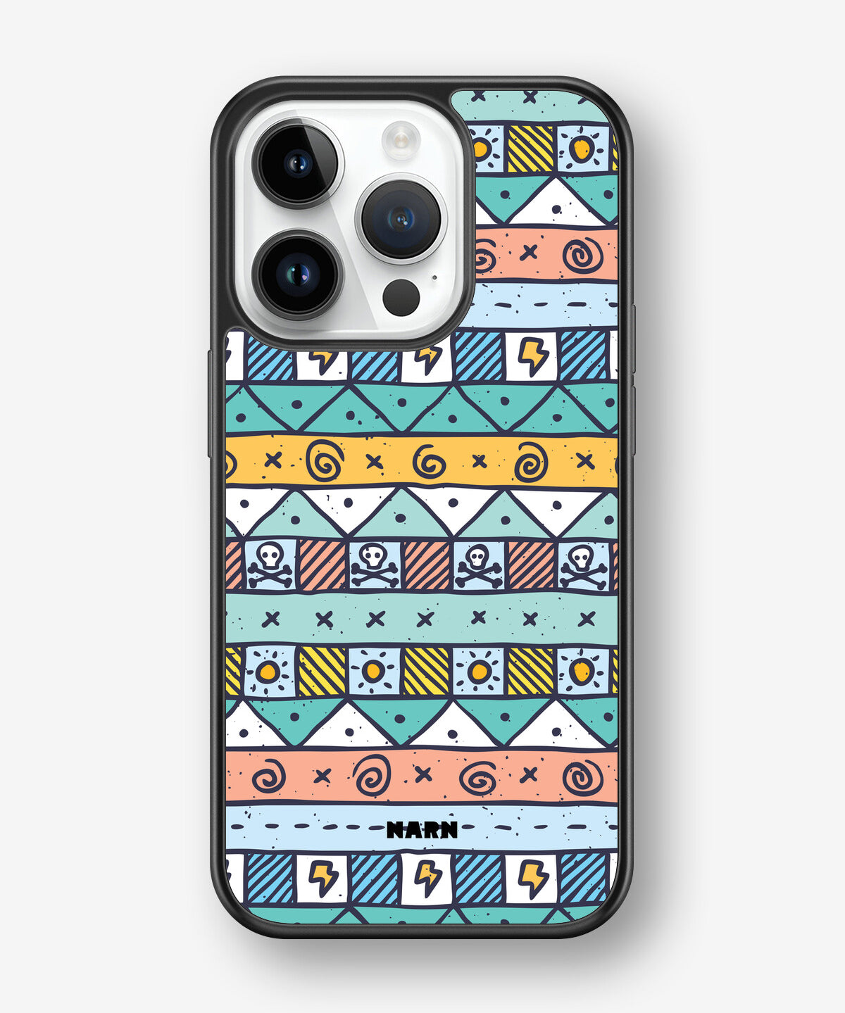 iPhone 14 Pro Hard Case – Cute Pattern - View 1