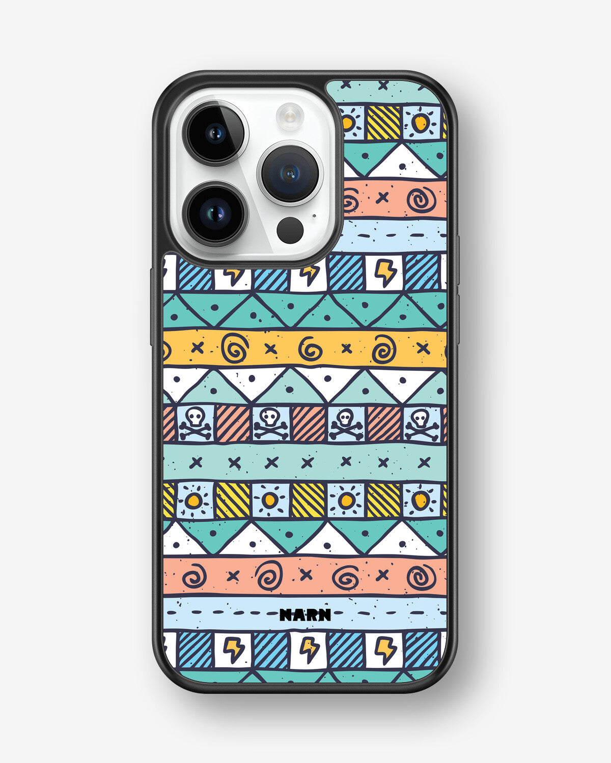 iPhone 14 Pro Hard Case – Cute Pattern - View 1