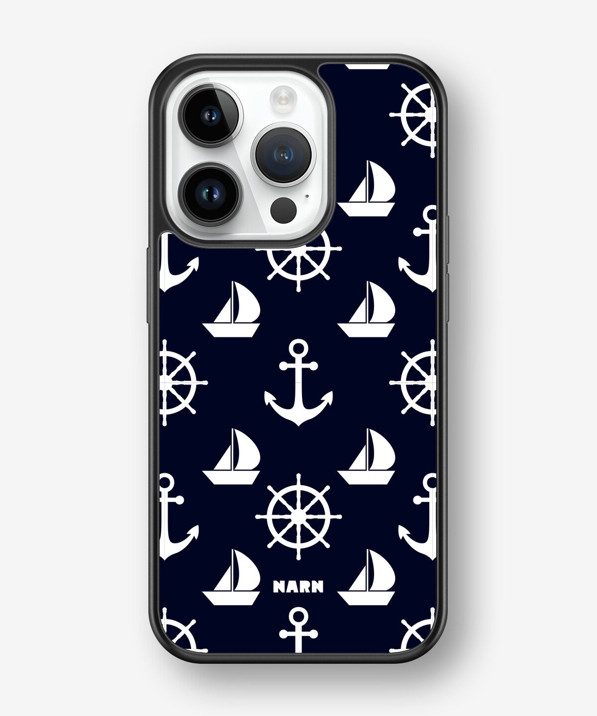 iPhone 14 Pro Hard Case – Deep Blue Voyage - View 1