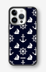 iPhone 14 Pro Hard Case – Deep Blue Voyage - View 1