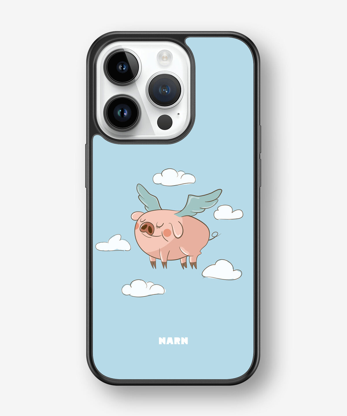 iPhone 14 Pro Hard Case – Dreamy Pig - View 1