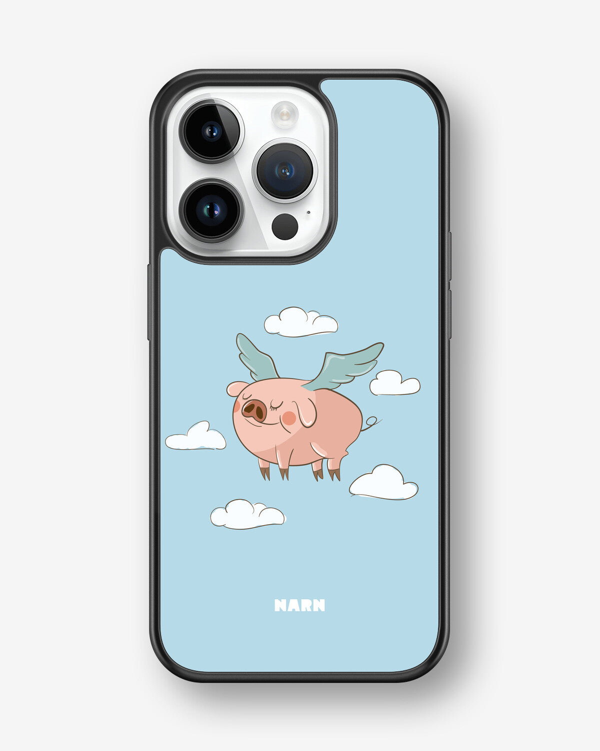 iPhone 14 Pro Hard Case – Dreamy Pig - View 1