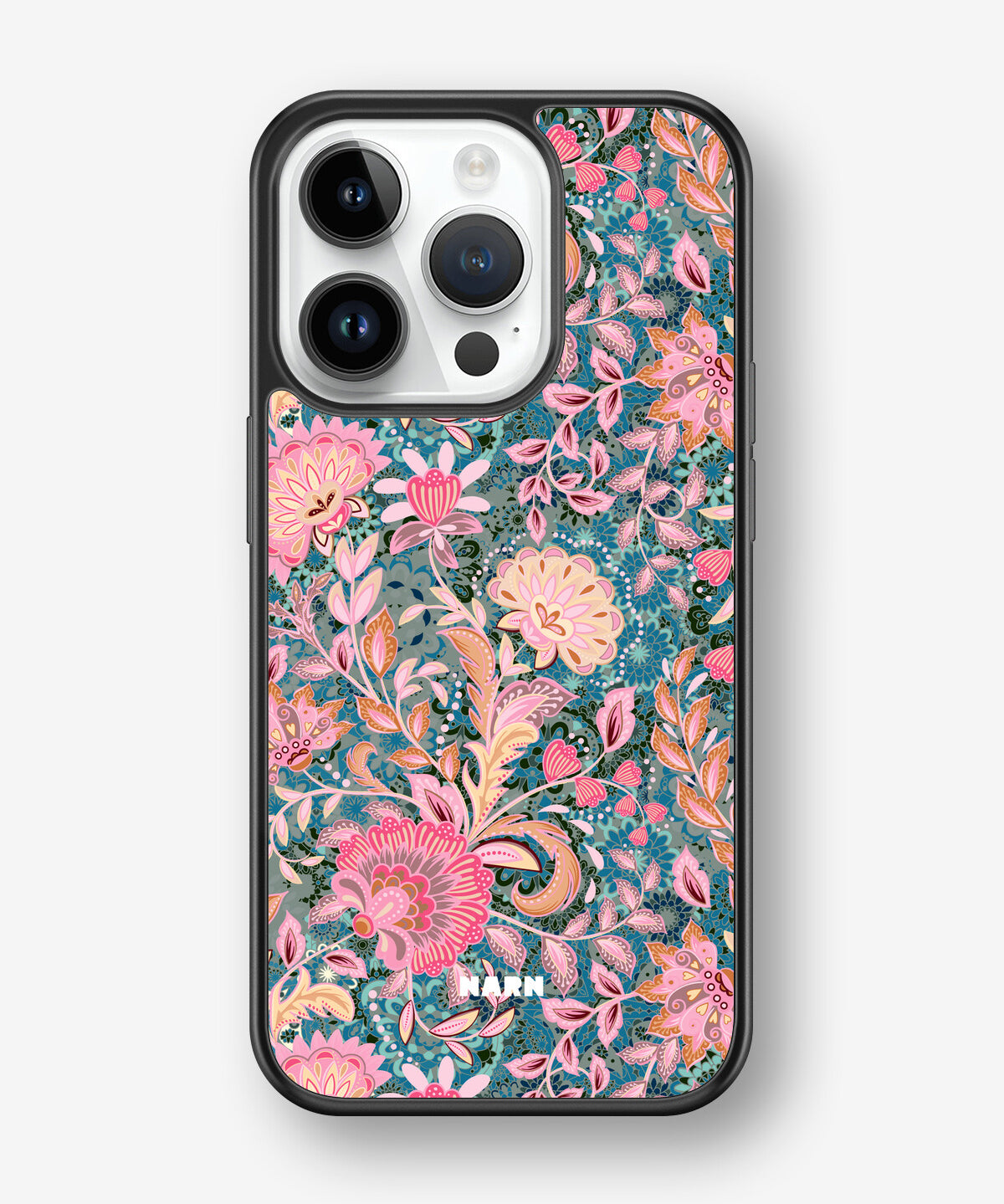 iPhone 14 Pro Hard Case – Fantasy Flowers - View 1