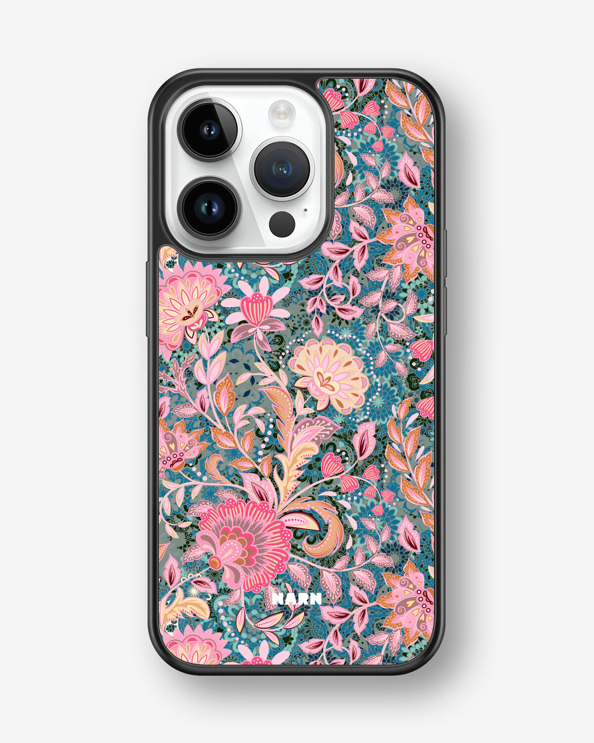 iPhone 14 Pro Hard Case – Fantasy Flowers - View 1