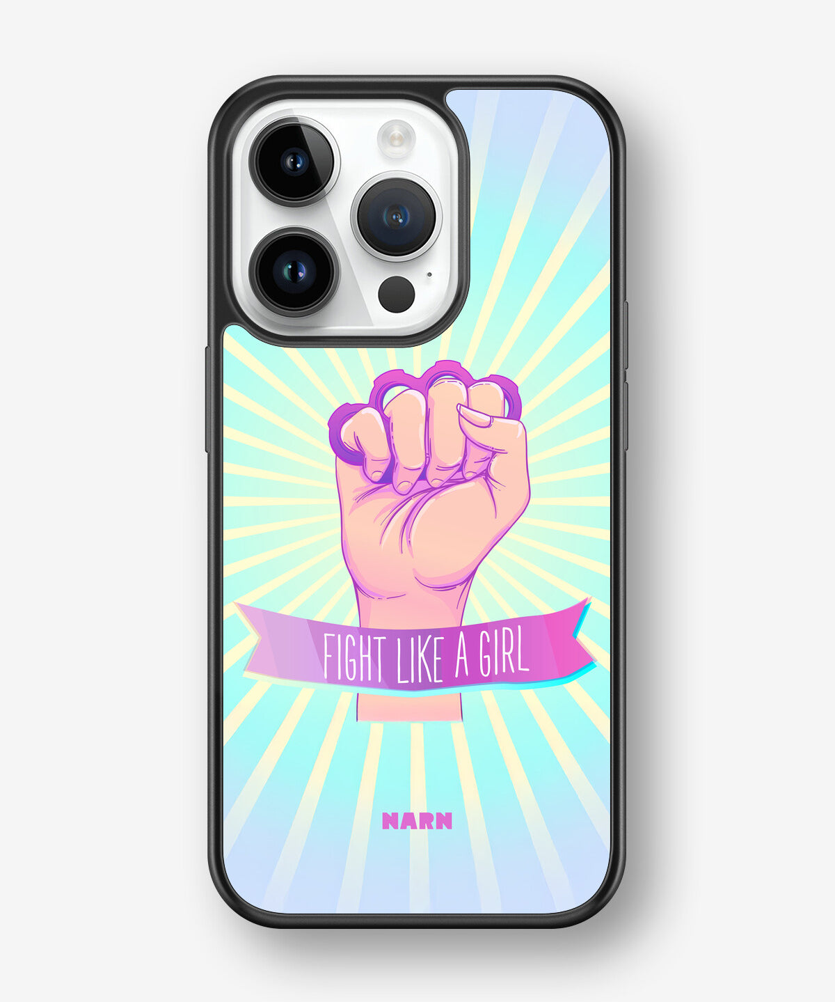 iPhone 14 Pro Hard Case – Fight Like A Girl - View 1