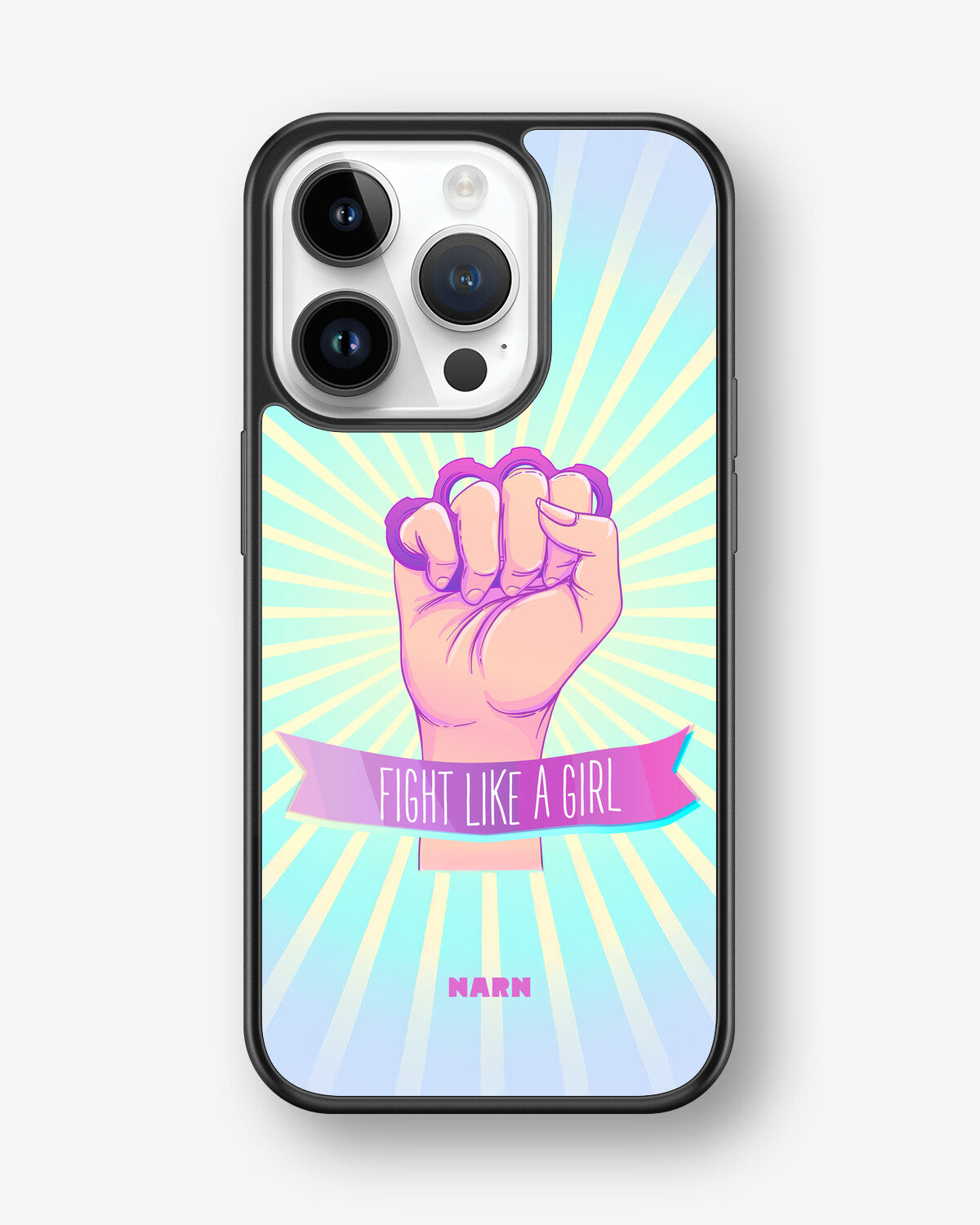 iPhone 14 Pro Hard Case – Fight Like A Girl - View 1