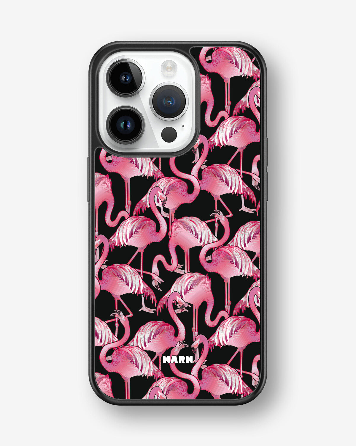 iPhone 14 Pro Hard Case – Flamingos - View 1