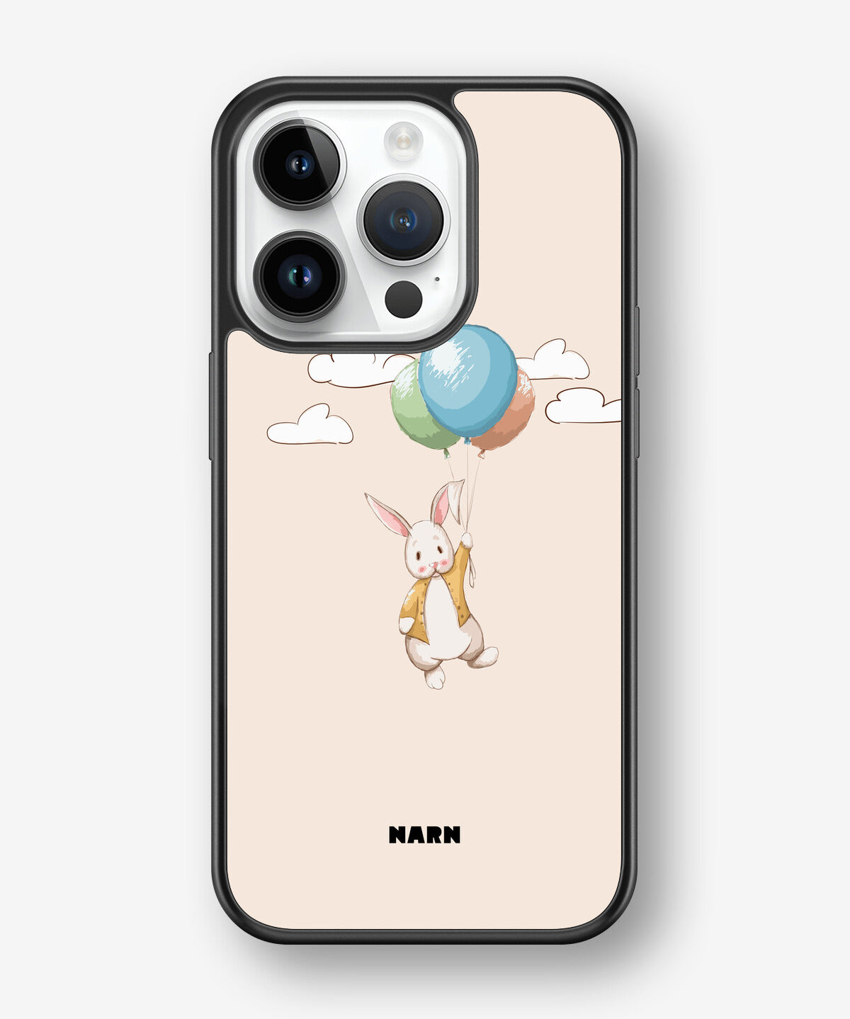 iPhone 14 Pro Hard Case – Flying Rabbit - View 1