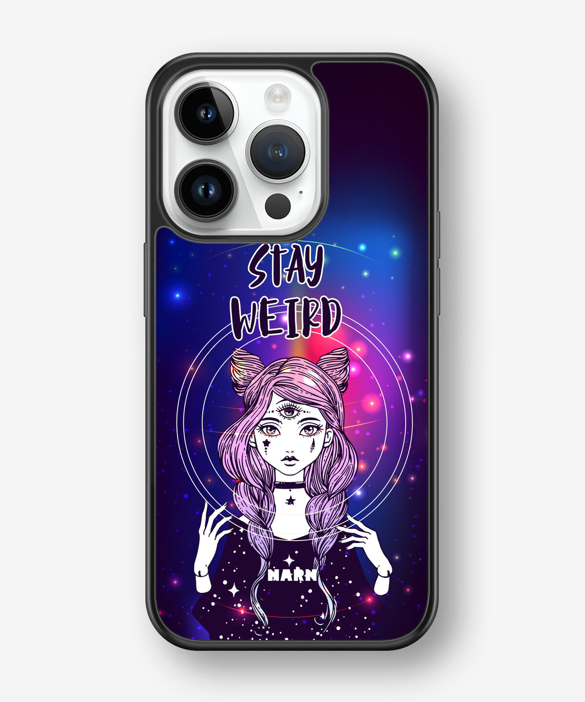 iPhone 14 Pro Hard Case – Galactic Weird - View 1