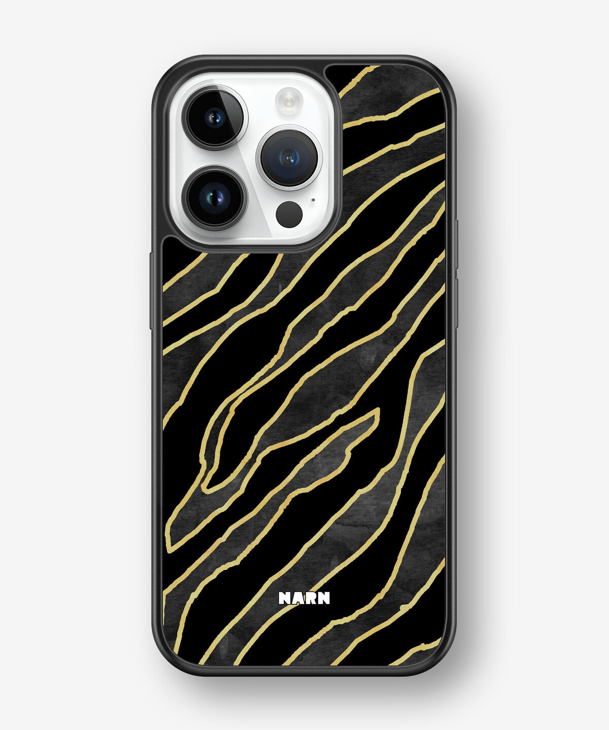 iPhone 14 Pro Hard Case – Golden Zebra - View 1
