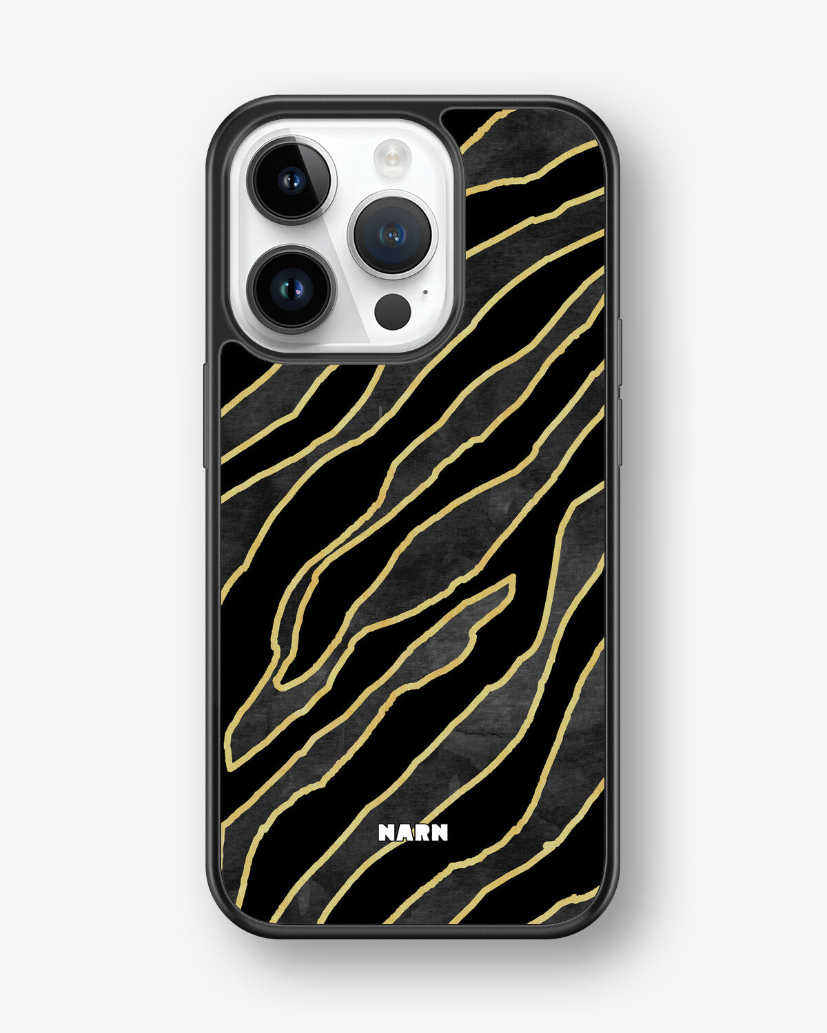 iPhone 14 Pro Hard Case – Golden Zebra - View 1