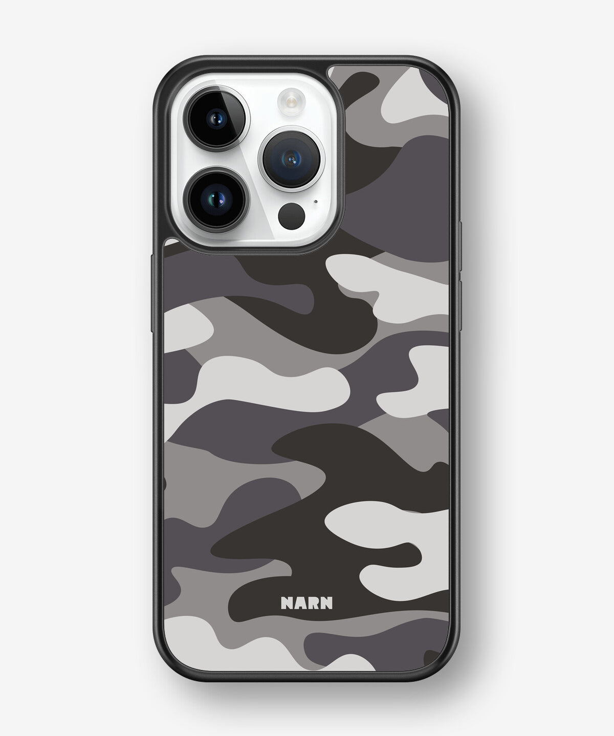 iPhone 14 Pro Hard Case – Grey Camo - View 1