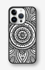 iPhone 14 Pro Hard Case – Henna Mandala - View 1