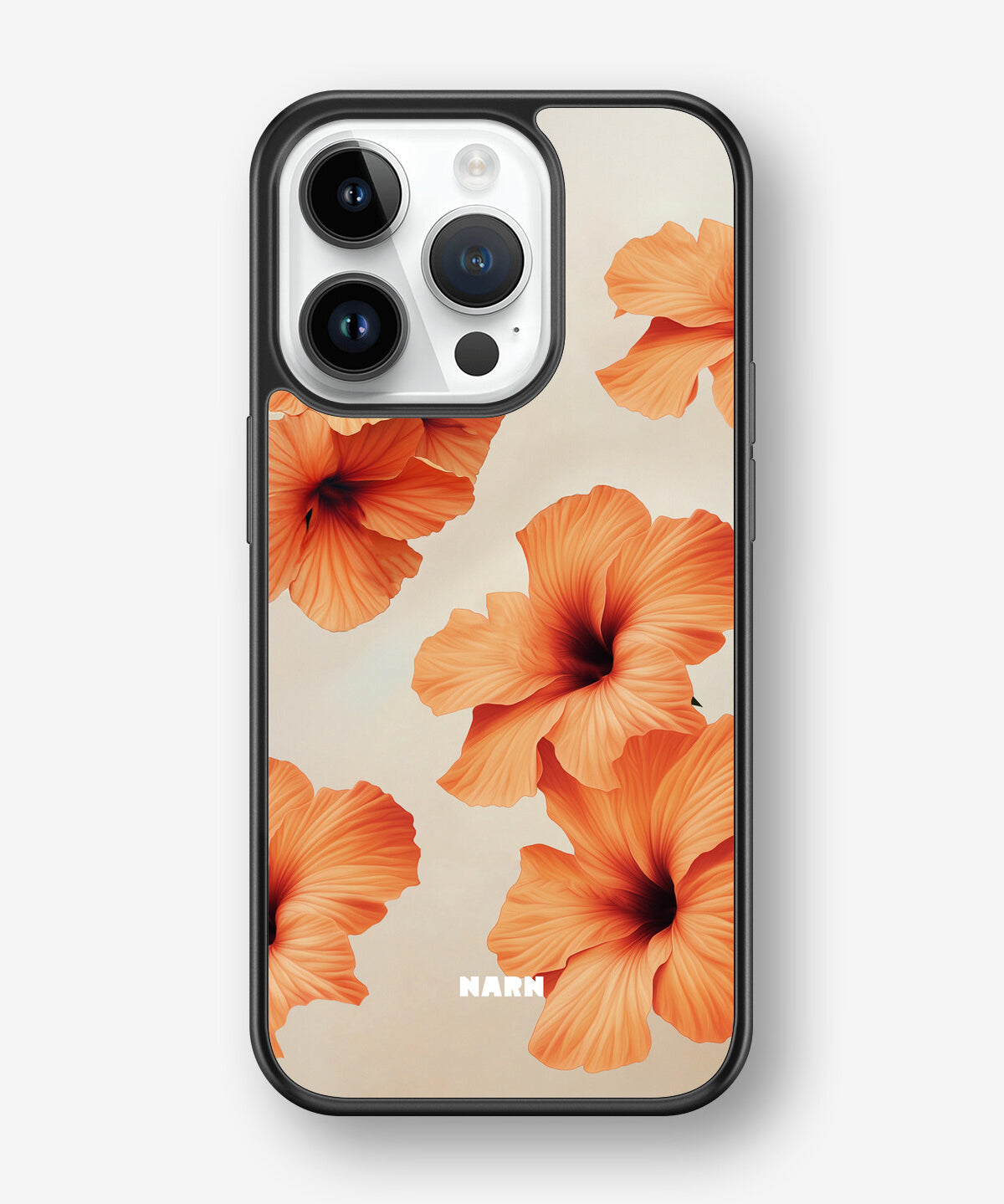 iPhone 14 Pro Hard Case – Hibiscus Dreams - View 1