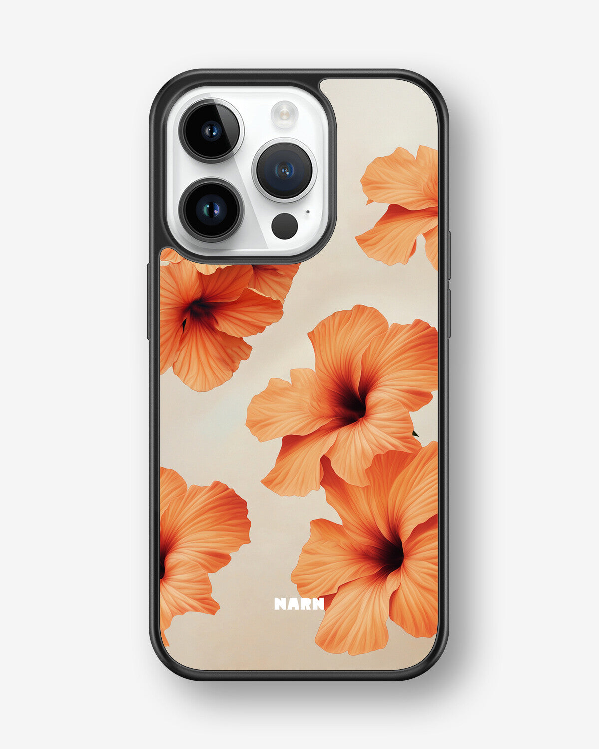 iPhone 14 Pro Hard Case – Hibiscus Dreams - View 1