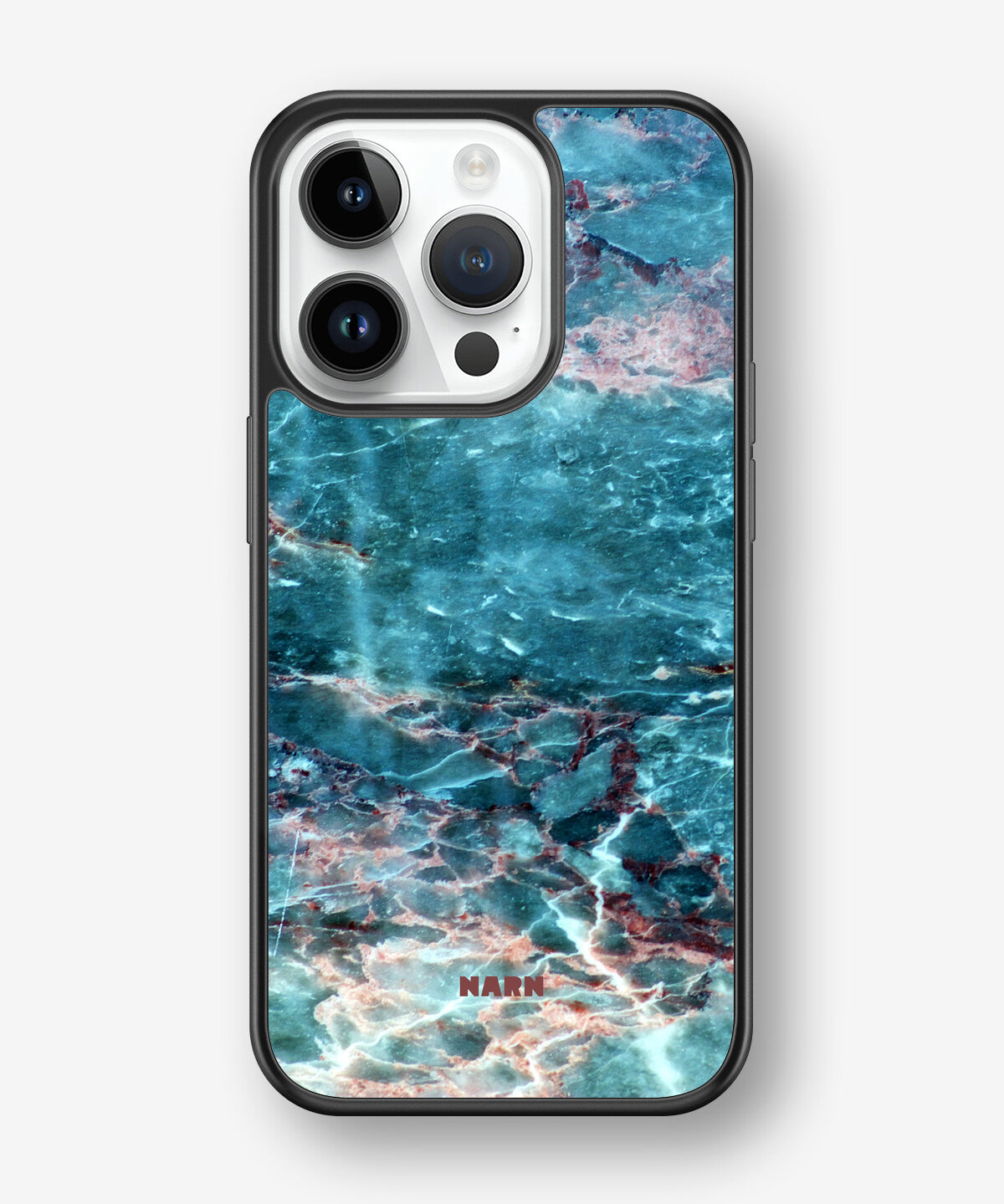 iPhone 14 Pro Hard Case – Icy Marble - View 1