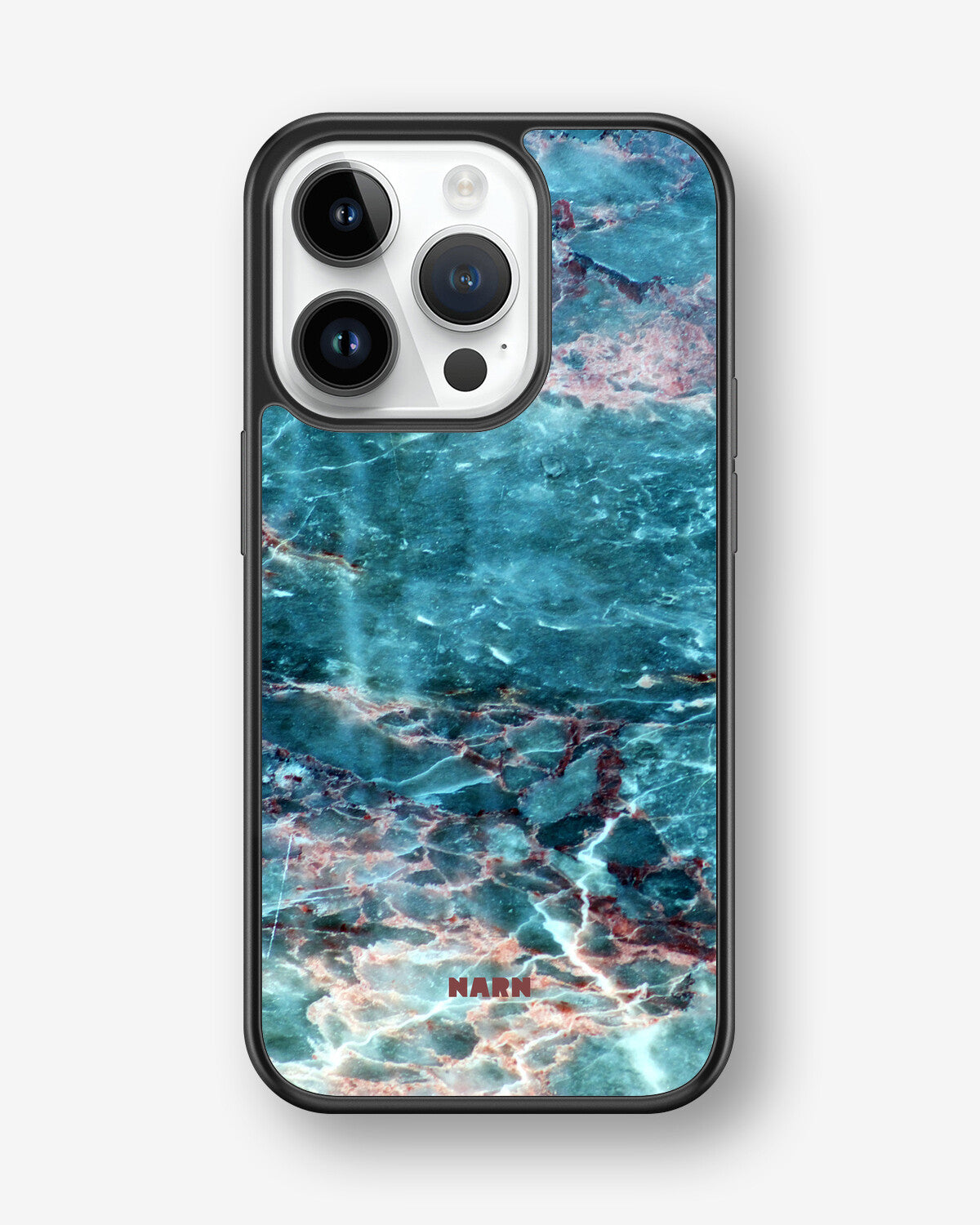 iPhone 14 Pro Hard Case – Icy Marble - View 1