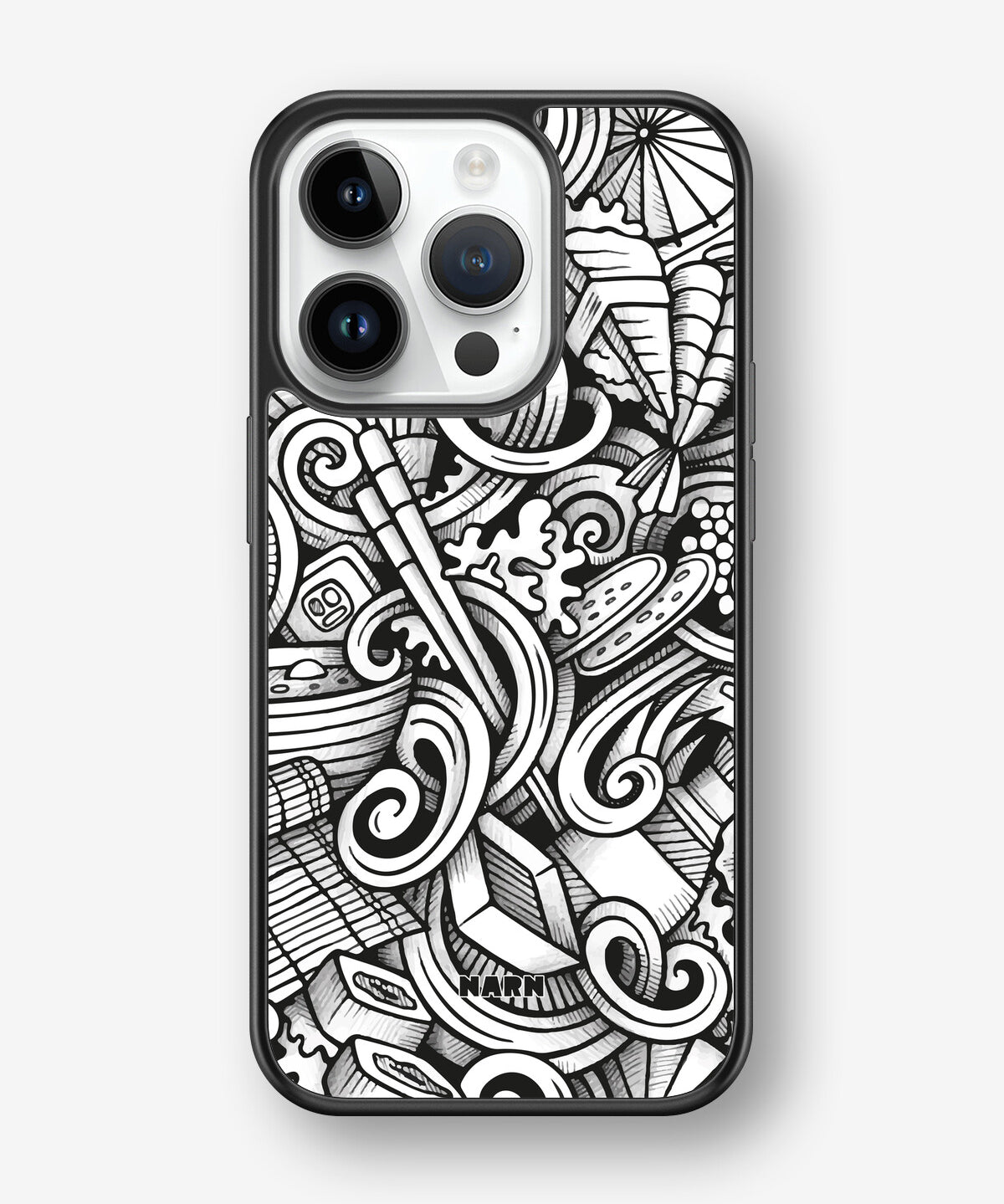 iPhone 14 Pro Hard Case – Japanese Pattern - View 1