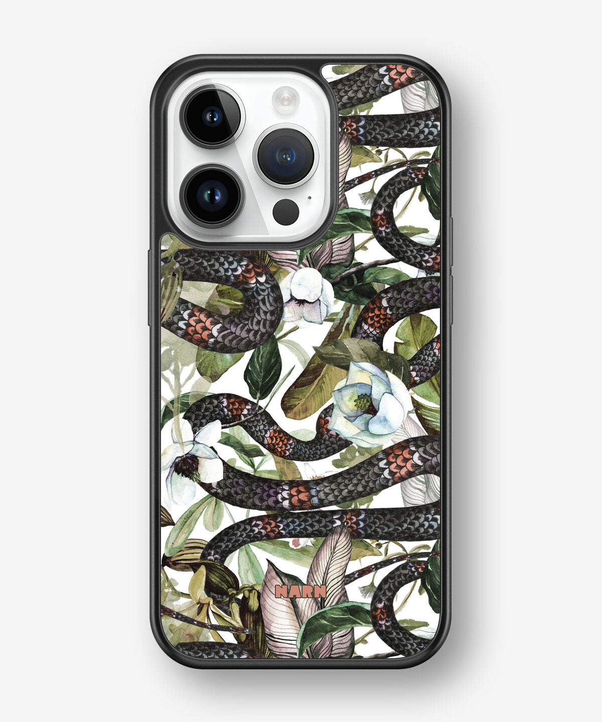 iPhone 14 Pro Hard Case – Jungle Snake - View 1