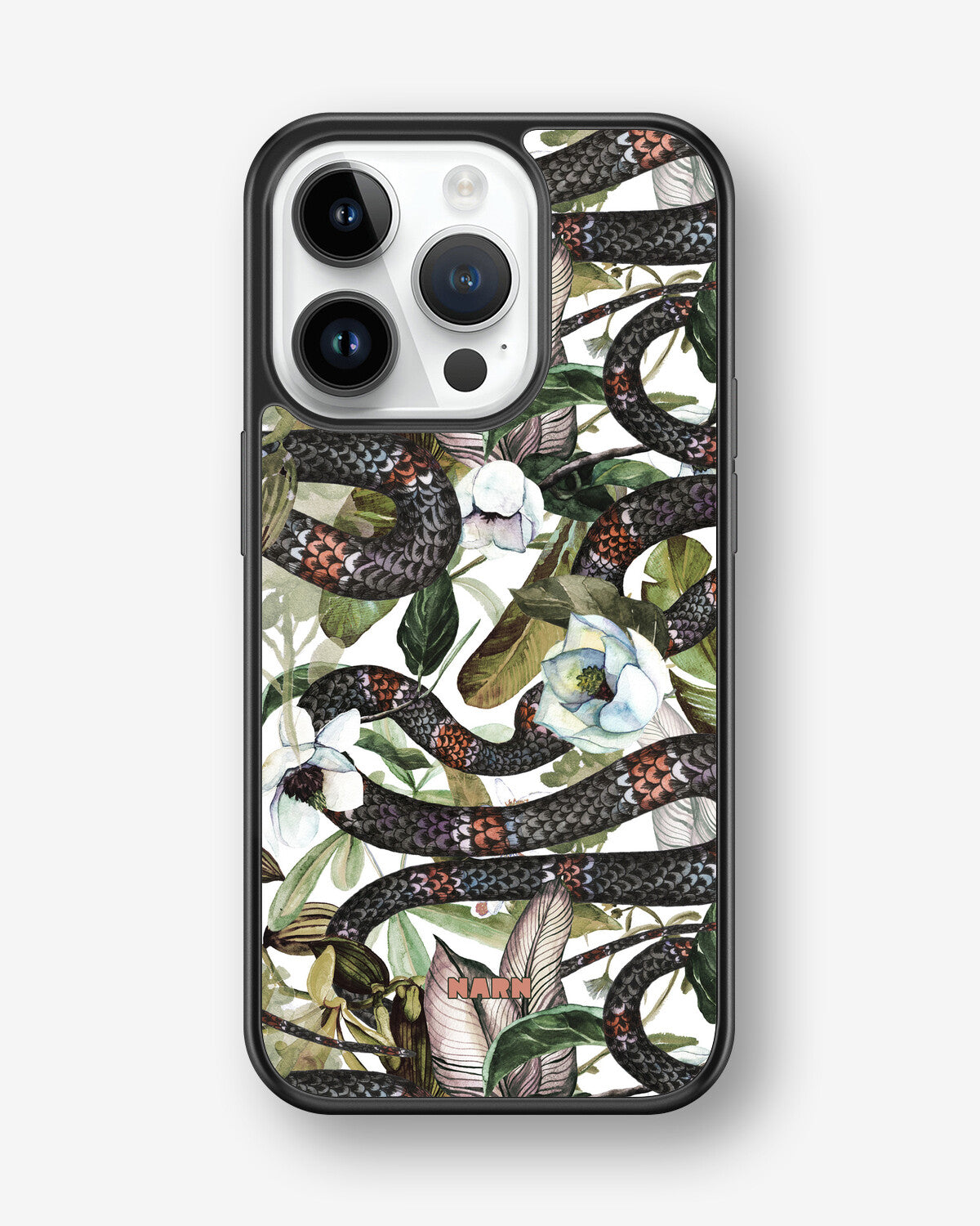 iPhone 14 Pro Hard Case – Jungle Snake - View 1