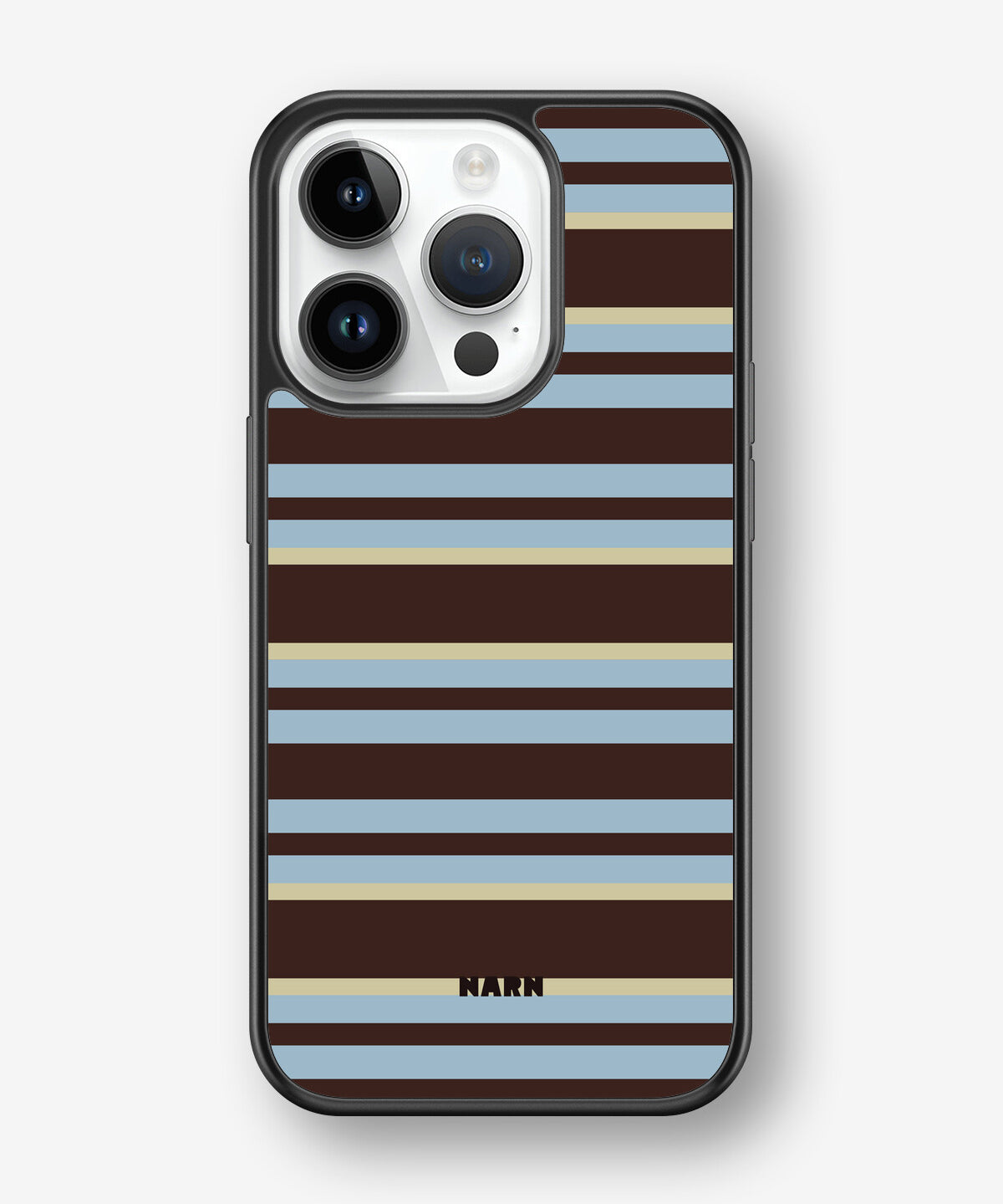 iPhone 14 Pro Hard Case – Latte Lines - View 1