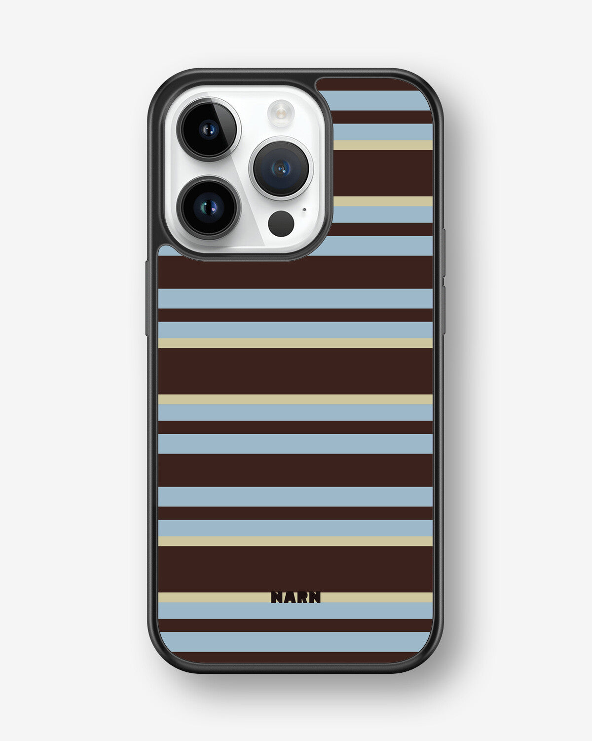 iPhone 14 Pro Hard Case – Latte Lines - View 1