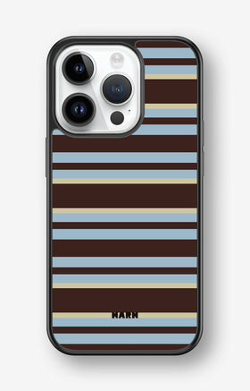 iPhone 14 Pro Hard Case – Latte Lines - View 1