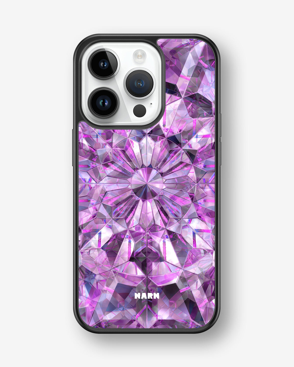 iPhone 14 Pro Hard Case – Lavender Crystals - View 1