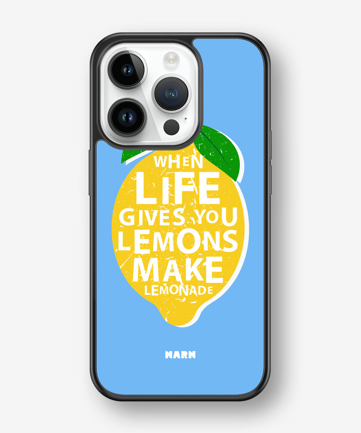 iPhone 14 Pro Hard Case – Lemon Quote - View 1