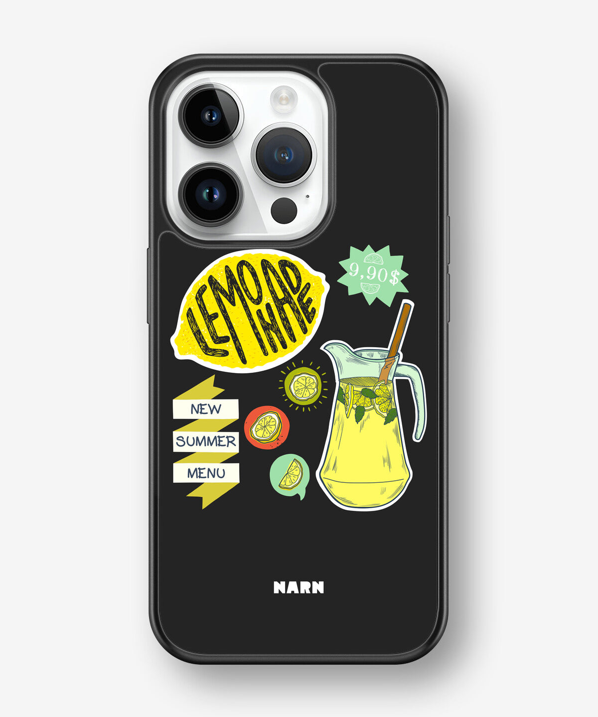 iPhone 14 Pro Hard Case – Lemon Summer - View 1