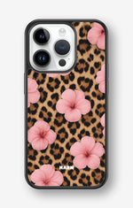 iPhone 14 Pro Hard Case – Leopard Flower - View 1