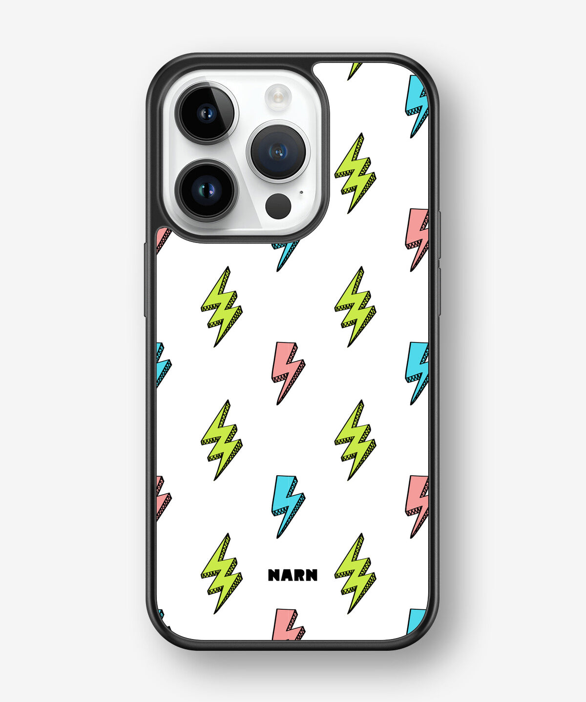 iPhone 14 Pro Hard Case – Lightning Bolts - View 1