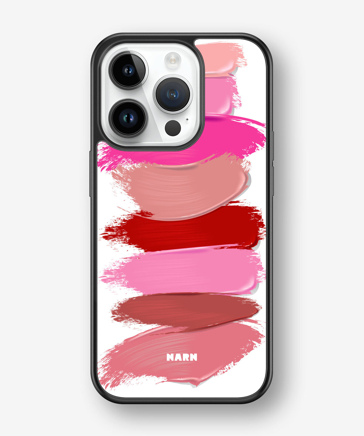 iPhone 14 Pro Hard Case – Lipstick Smears - View 1