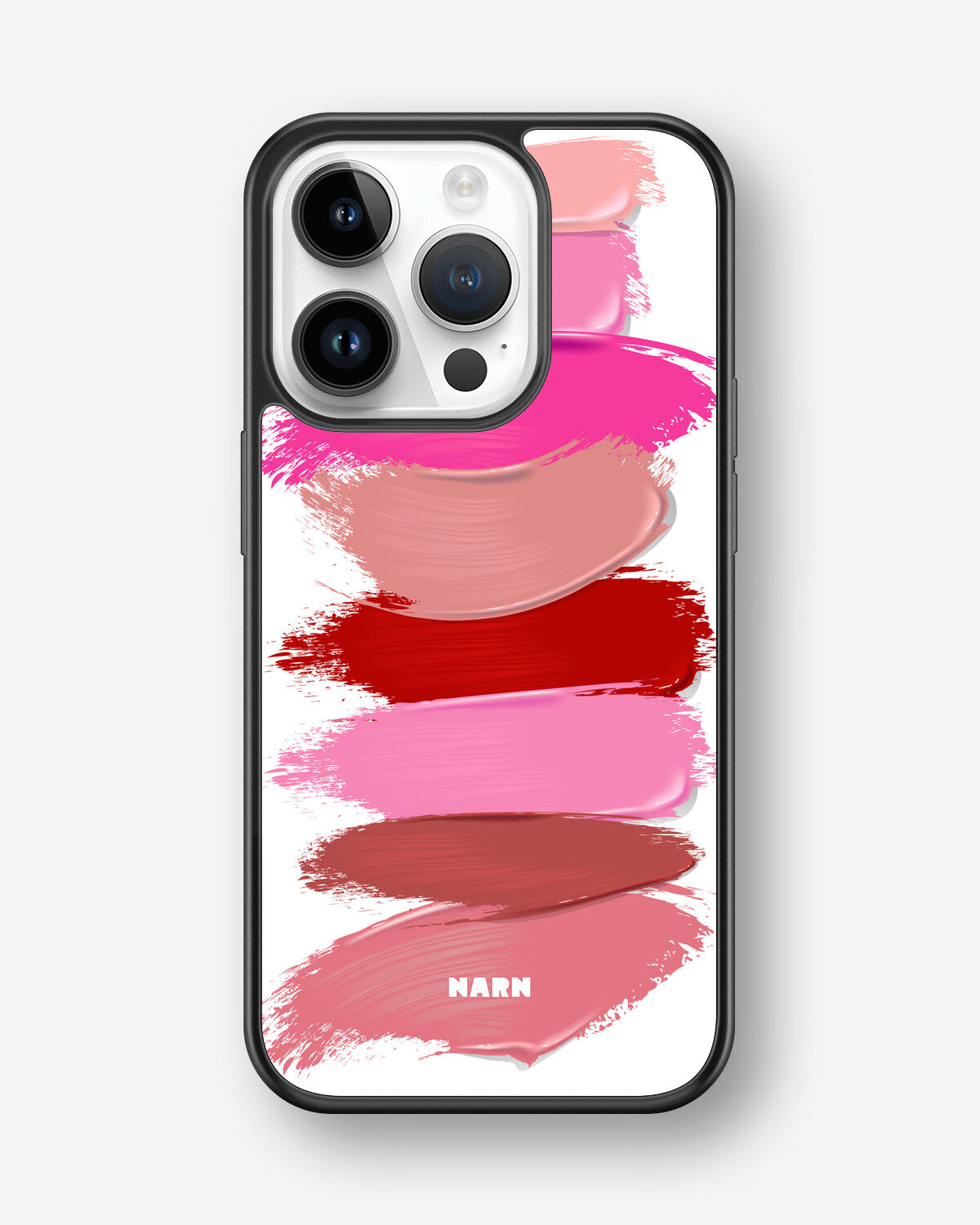 iPhone 14 Pro Hard Case – Lipstick Smears - View 1