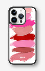 iPhone 14 Pro Hard Case – Lipstick Smears - View 1