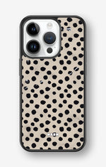 iPhone 14 Pro Hard Case – Marble Dots - View 1