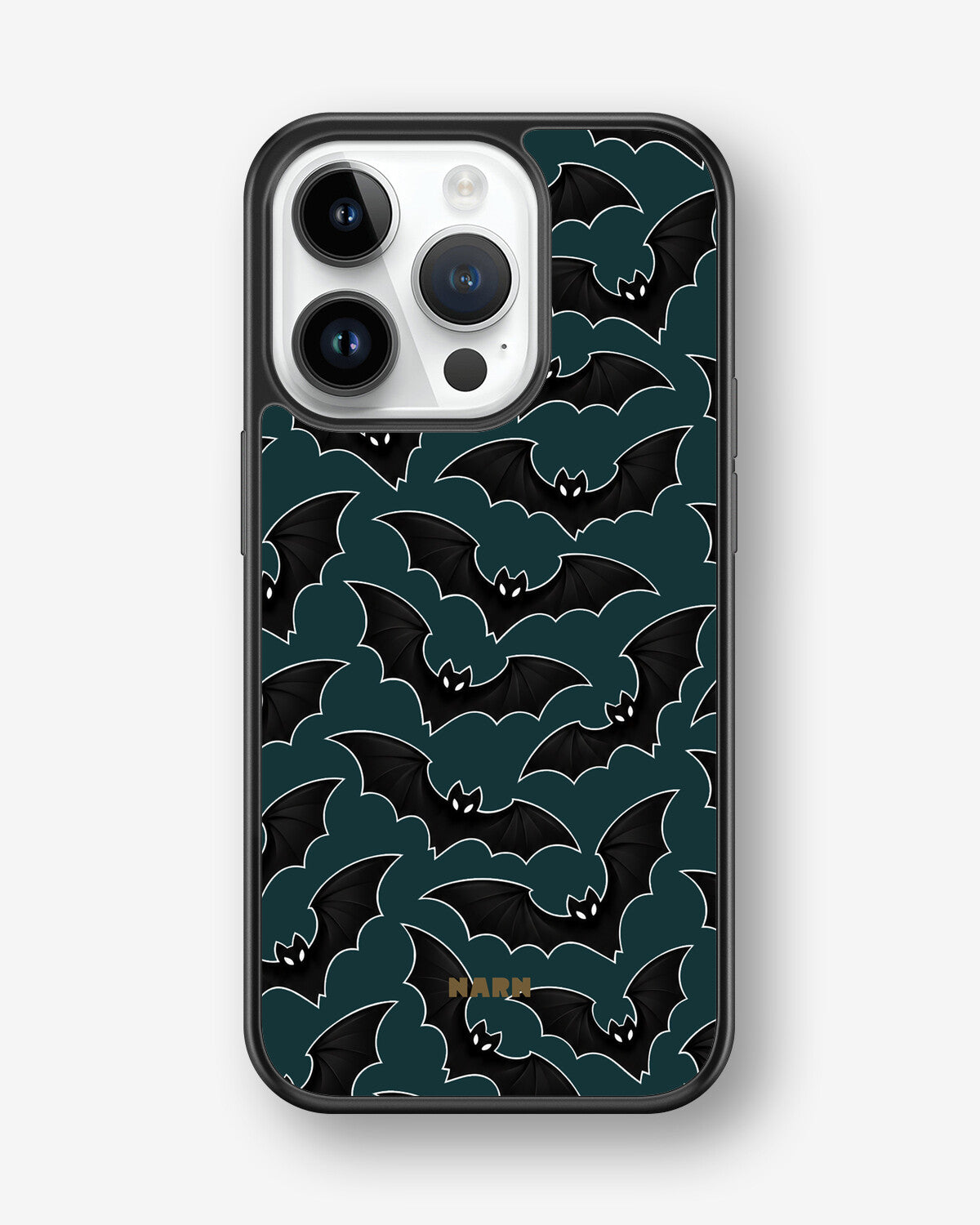 iPhone 14 Pro Hard Case – Midnight Bats - View 1