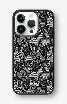iPhone 14 Pro Hard Case – Midnight Lace - View 1