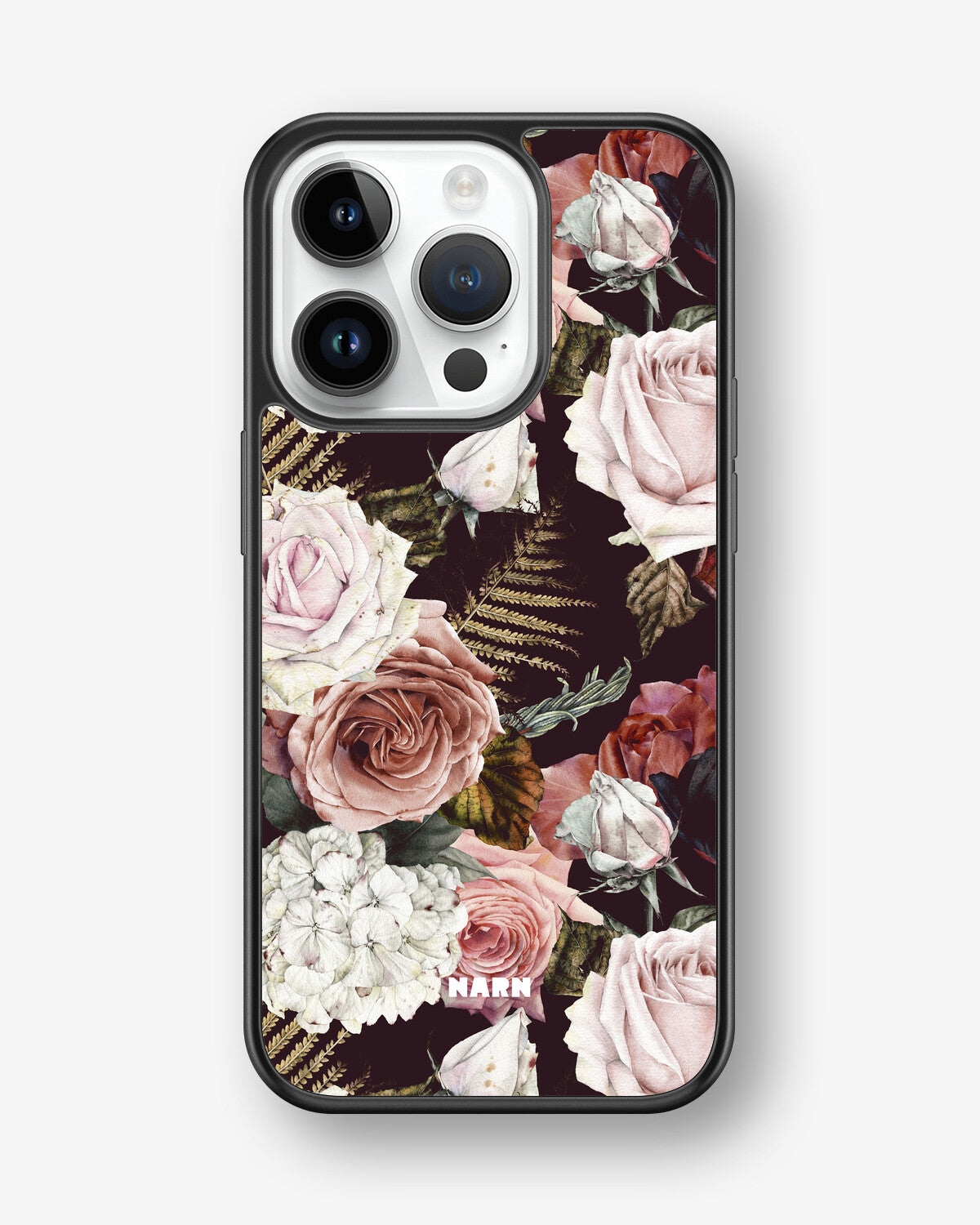 iPhone 14 Pro Hard Case – Midnight Roses - View 1