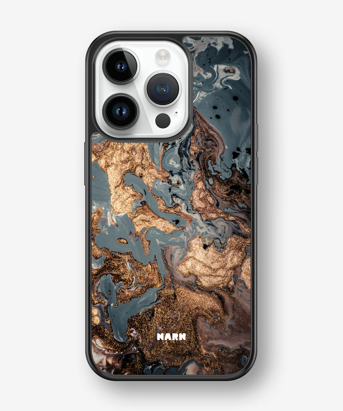 iPhone 14 Pro Hard Case – Molten Gold - View 1