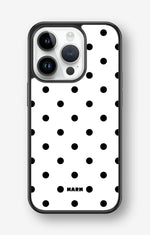 iPhone 14 Pro Hard Case – Mono Dots - View 1